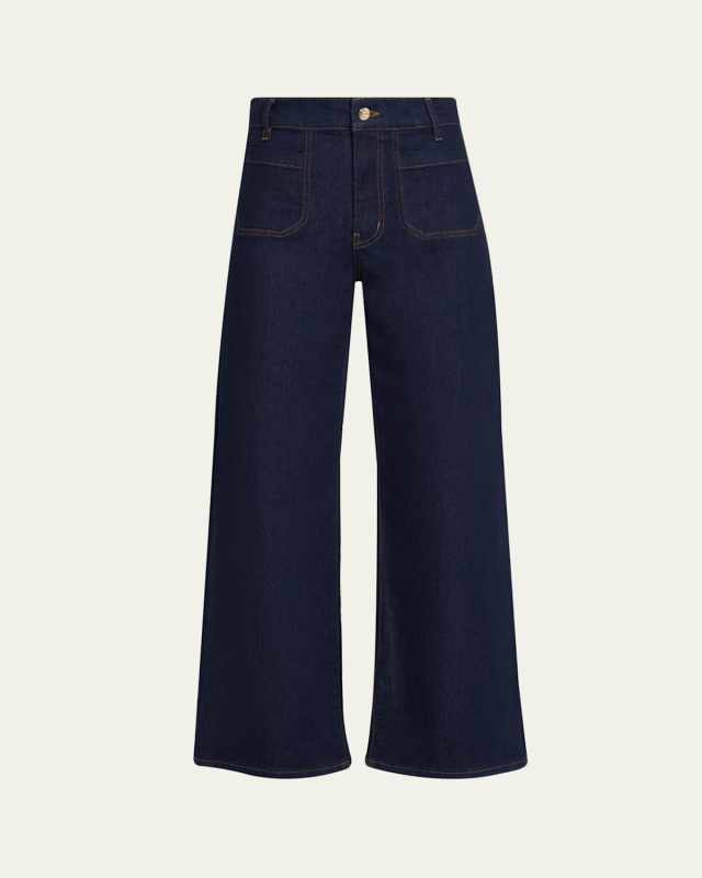 Le Slim Palazzo Modernist Pocket Jeans
